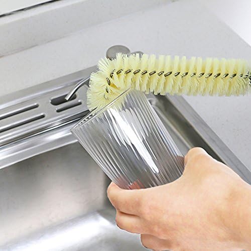 Long Bottle Brush Cleaner -16" Bottle Cleaning Brush Flexional Water