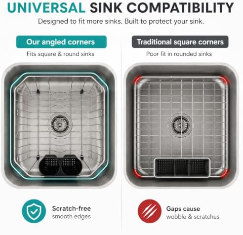 Small In-Sink Dish Drying Rack, Stainless Steel, 13.4" x 11.6"