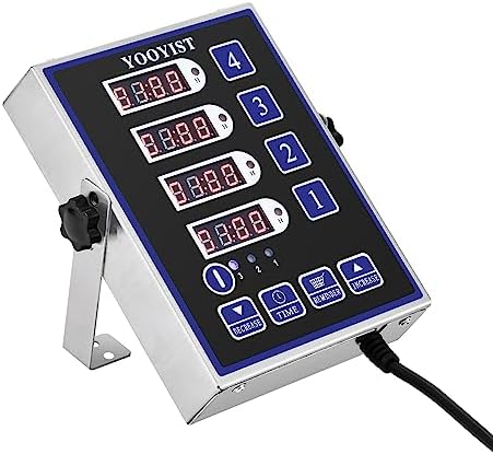 Commercial 4 Channel Digital Kitchen Timer