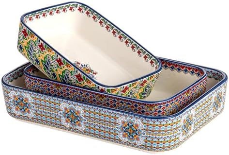 Ceramic Casserole Dishes Set of 3