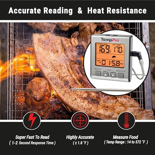 TempPro TempTrack Digital Meat Thermometer