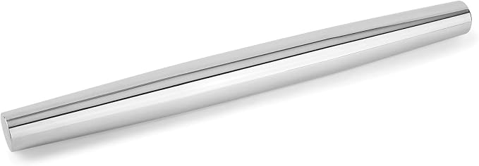 Fox Run Stainless Steel Rolling Pin, Tapered French Rolling Pin by foxrunbrands