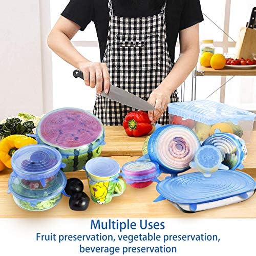 Silicone Stretch Lids, Durable & Eco-Friendly Elastic Lids