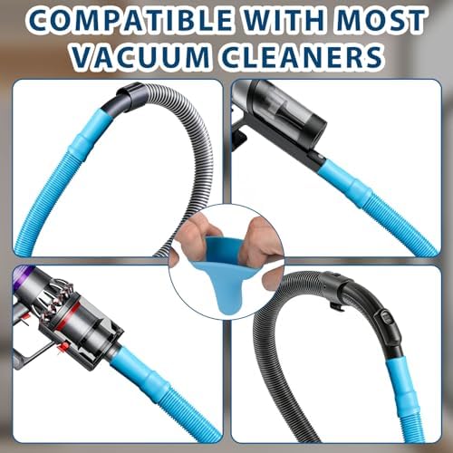 Universal Dryer Vent Cleaning Kit with Vacuum Attachments