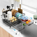 Laveshop Expandable Dish Drying Rack, Black