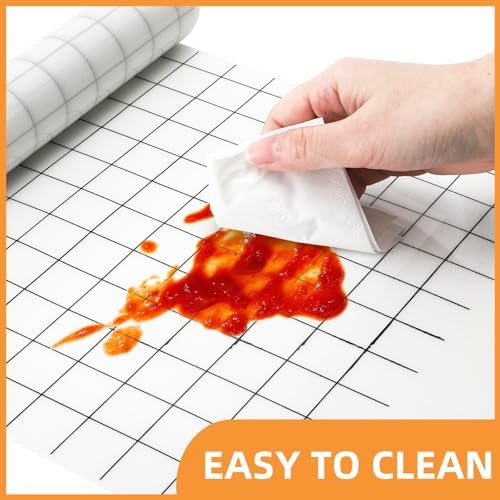 Covzoe Silicone Baking Mat Roll, 12 In x 8 FT Heat Resistant Pastry