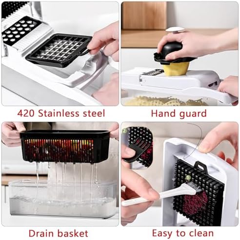 25-in-1 Vegetable Chopper with 13 Blades