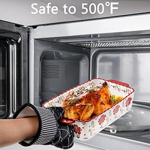 Coloch 3-Pack Ceramic Baking Dish Set