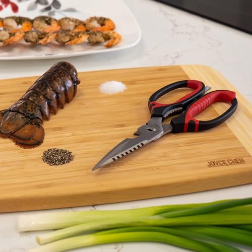Joyce Chen Deluxe Multi-Purpose Kitchen Shears, 9-Inch Heavy-Duty