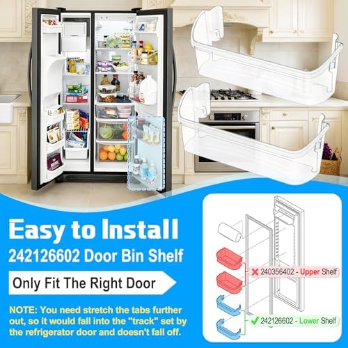 ALVAR LFSS2612TF0 LFSS2612TF4 FFSS2615TS2 Door Bin for Frigidaire