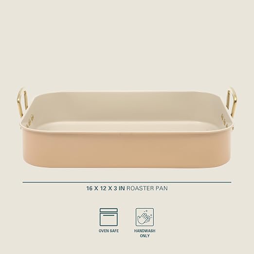 Gibson Home Broxton 2-Piece Nonstick Roaster Pan - Image 2
