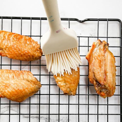 3 Piece Silicone Baking Brush Spatula Set with Long Handle