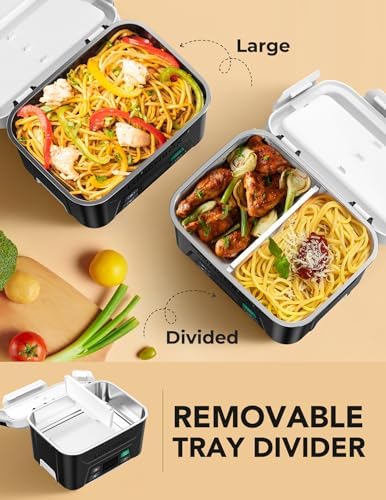 EAST OAK Cordless Electric Lunch Box with Timer
