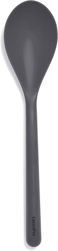GreenPan Silicone Solid Spoon, Mixing Stirring Serving, Cooking Kitchen Utensil by GreenPan