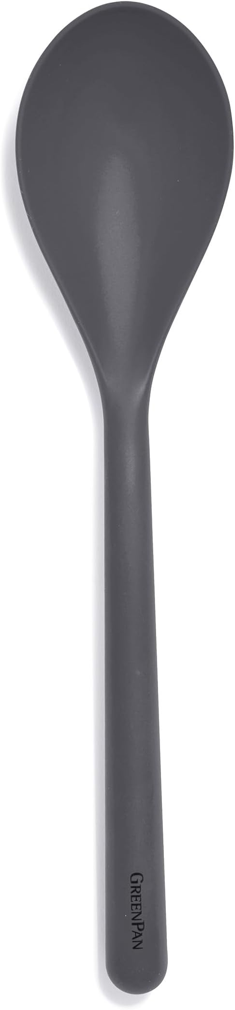 GreenPan Silicone Solid Spoon, Mixing Stirring Serving, Cooking Kitchen Utensil by GreenPan