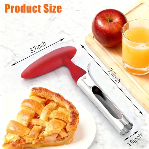 Bestac Apple Corer - Stainless Steel Sharp & Safe Easy to Remove Cores
