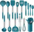 LIANYU 15-Piece Kitchen Cooking Utensils Set with Holder
