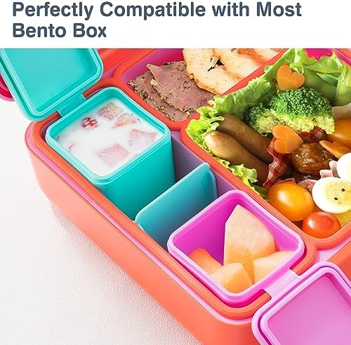 Homotte Leakproof Dips Containers Compatible with Omie Lunch Box for