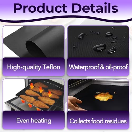 8PCS Air Fryer Liners for Emeril Lagasse 26 QT French Door 360 Air