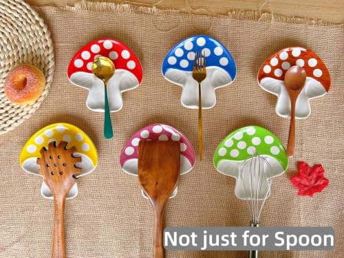 Ceramic Spoon Rest for Stove Top & Kitchen Counter Spoon Holder for