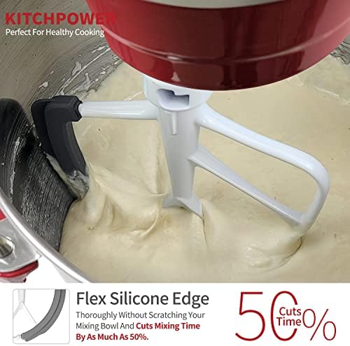 KITCHPOWER 6 Quart Beater for KitchenAid Bowl-Lift Mixers