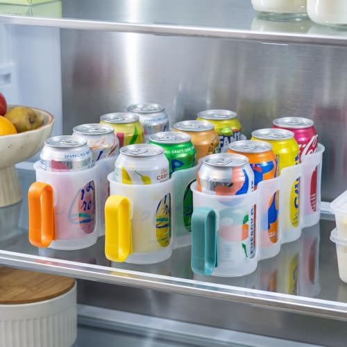 Veemoon 3-Piece Portable Soda Can Organizer for Refrigerator