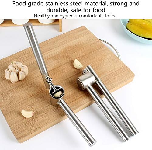 GLOGLOW 304 Stainless Steel Garlic Press