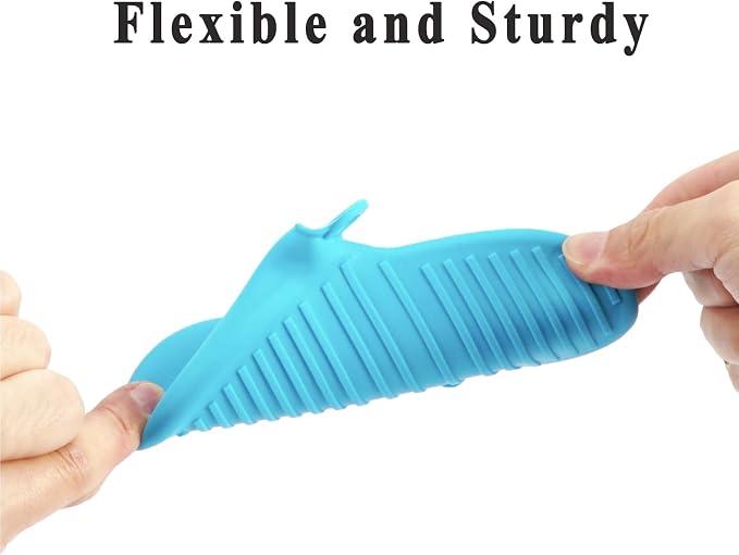 Vaincre 4PCS Silicone Oven Mitts Heat Resistant, Silicone Potholders - Image 3