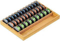 MinBoo Bamboo Coffee Pod Storage Holder Drawer Insert for Counter Compatible Nespresso Vertuo Vertuoline Capsules for Kitchen, Home, Office, Coffee Station