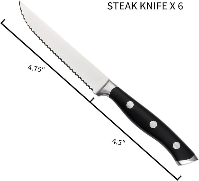 Alata 6-Piece Steak Knives Set, 4.7 Inch - Image 4