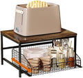 KLM Pull Out Spice Rack Organizer, Brown