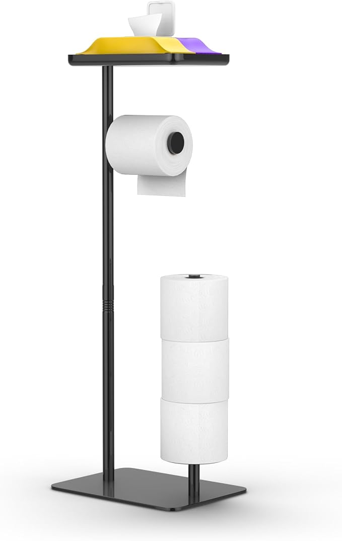 Day Moon™ - Toilet Paper Holder - Modern Roll Holder by DayMoonDesigns