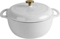 Premium Enameled Cast Iron Dutch Oven by Unknown