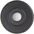 Trivet Cast Iron Black Decorative Mat Coaster with Rubber Pegs
