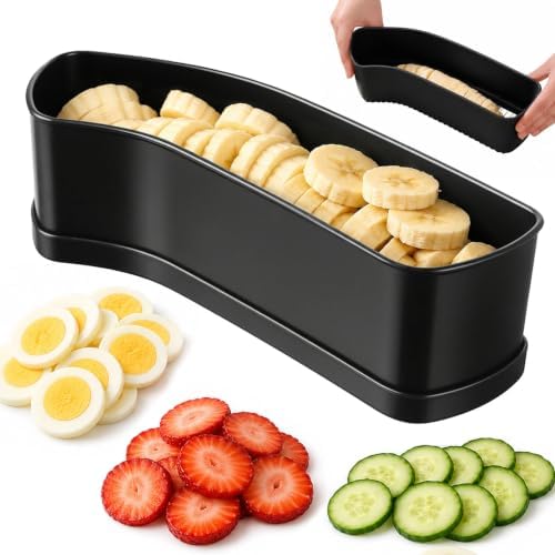 Banana Slicer, Multi Fruit & Egg Slicer, Kitchen Cutter for Boiled