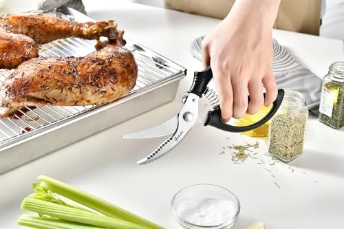 Heavy-Duty Poultry Shears, Kitchen Scissors for Cutting Chicken