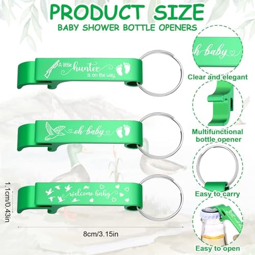 150 Pcs Mallard Duck Baby Shower Decorations Bottle Opener Mallard