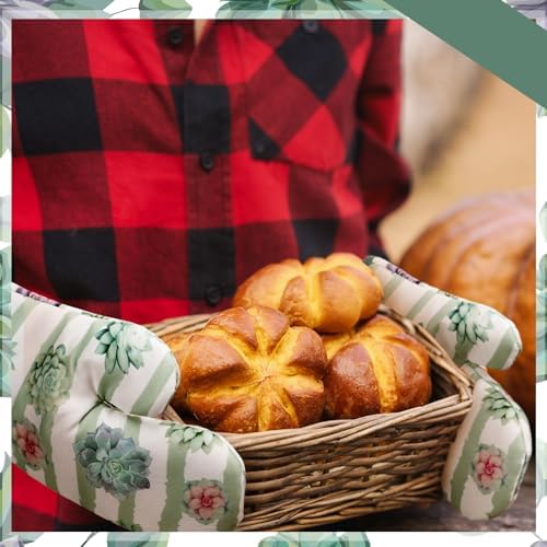 Bencailor 6 Pcs Kitchen Towels Pot Holders and Oven Mitt Set