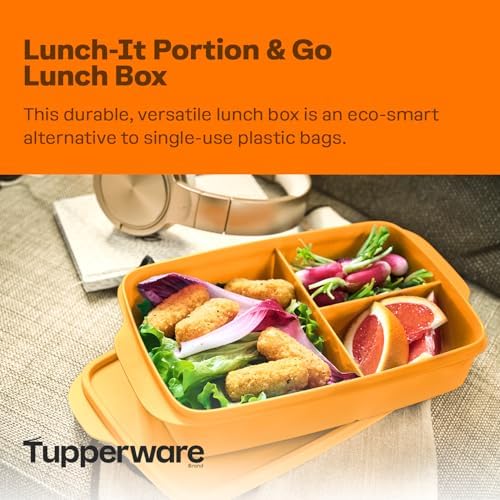Tupperware Lunch-It Portion & Go Lunch Box Food Storage Container in