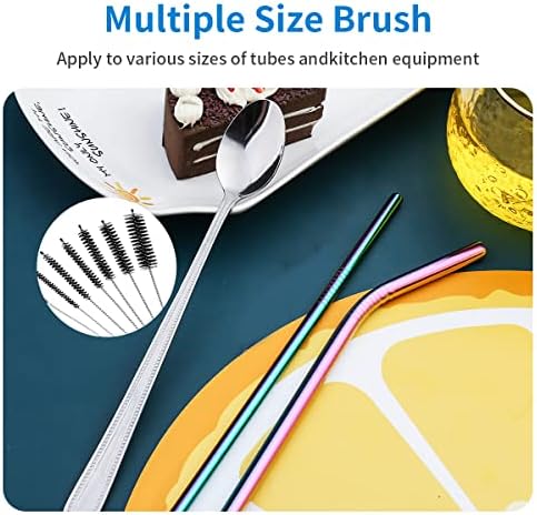 10PCS Flexible Drain Brush Straw Cleaner Brush Set,Pipe Cleaners