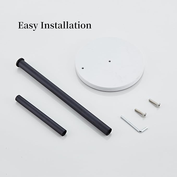 Matte Black Paper Towel Holder, Stainless Steel Paper Towel Holder - Image 5