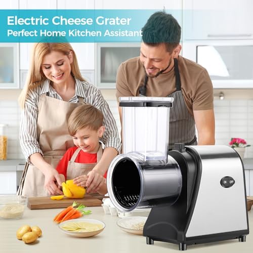 Electric Cheese Grater, 250W, 5 Blades
