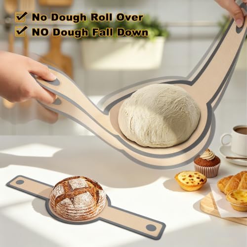 Silicone Baking Mat and Bread Sling Set, 3 Pieces