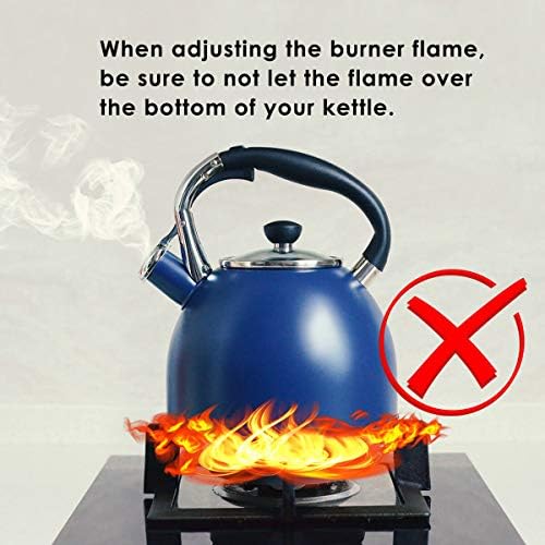 Rorence 2.6QT Stainless Steel Whistling Tea Kettle