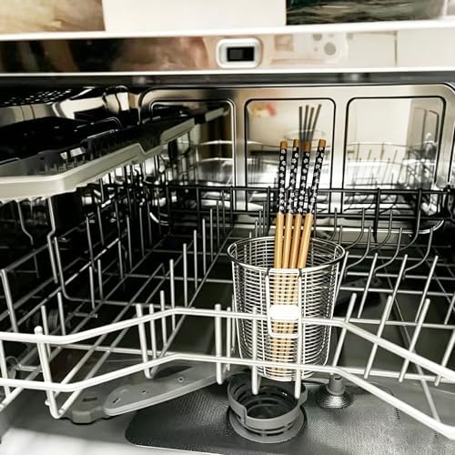 Dishwasher Chopstick Holder, 18/8 Stainless Steel Silverware Basket