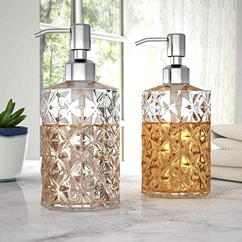 GLADPURE Soap Dispensers, 2 Pack, 12 Oz