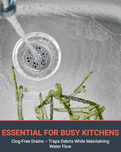 3-1/2" Garbage Disposal Strainer, Commercial Sink Basket