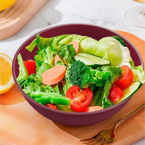 Plastic Mixing Bowls with Lids Set, 12 Piece Red Ombre Mixing Bowl Set