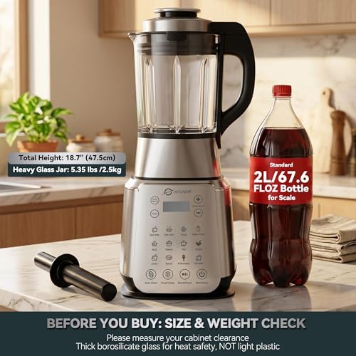 ASTRALSHIP 1500W Glass Blender, 14 Presets