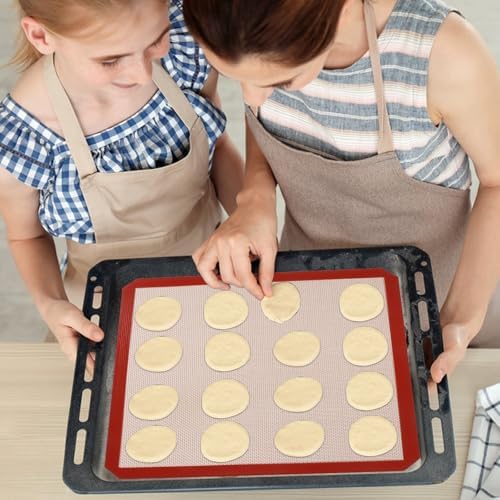 4 Pack 12" x 12" Reusable Silicone Baking Mat for 12 Inch Cake